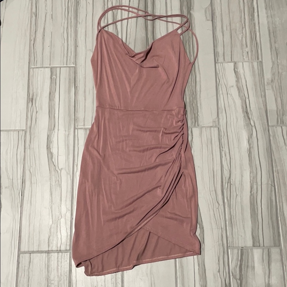 Dusty Rose Party Dress